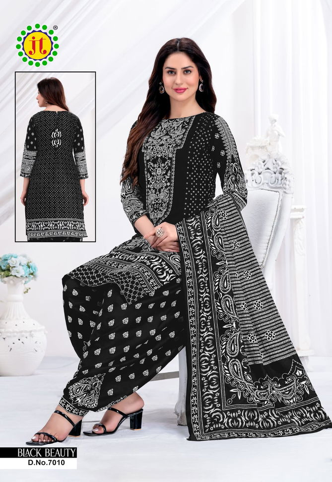 Jt Black Beauty Vol 7 Cotton Dress Material Catalog
